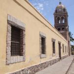 Nice perspective shot of the museum and the mission