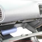 The glove compartment
