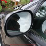 Artistic picture of me in the side mirror