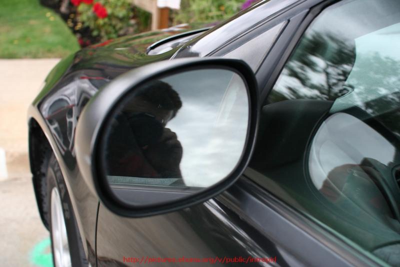 Artistic picture of me in the side mirror