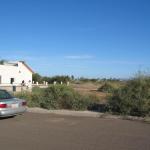 Lot and neighboring house
